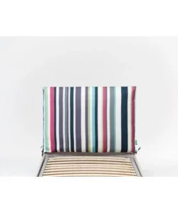 Testiera singola in tessuto "soffy" fantasia a righe 90 cm Occasione